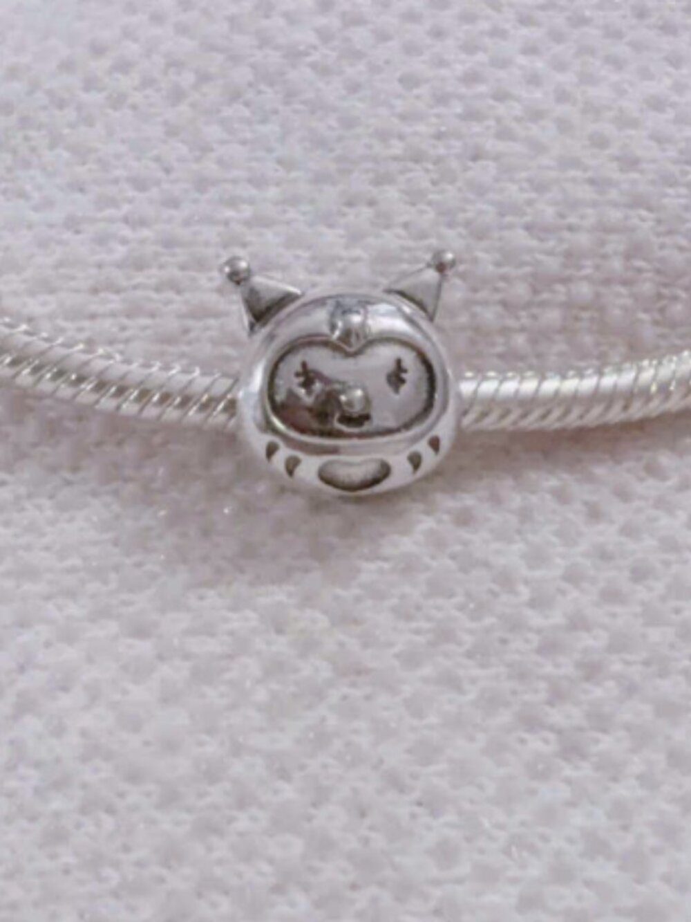 Kuromi Charm S925 Silver Charm For Pandora Bracelet